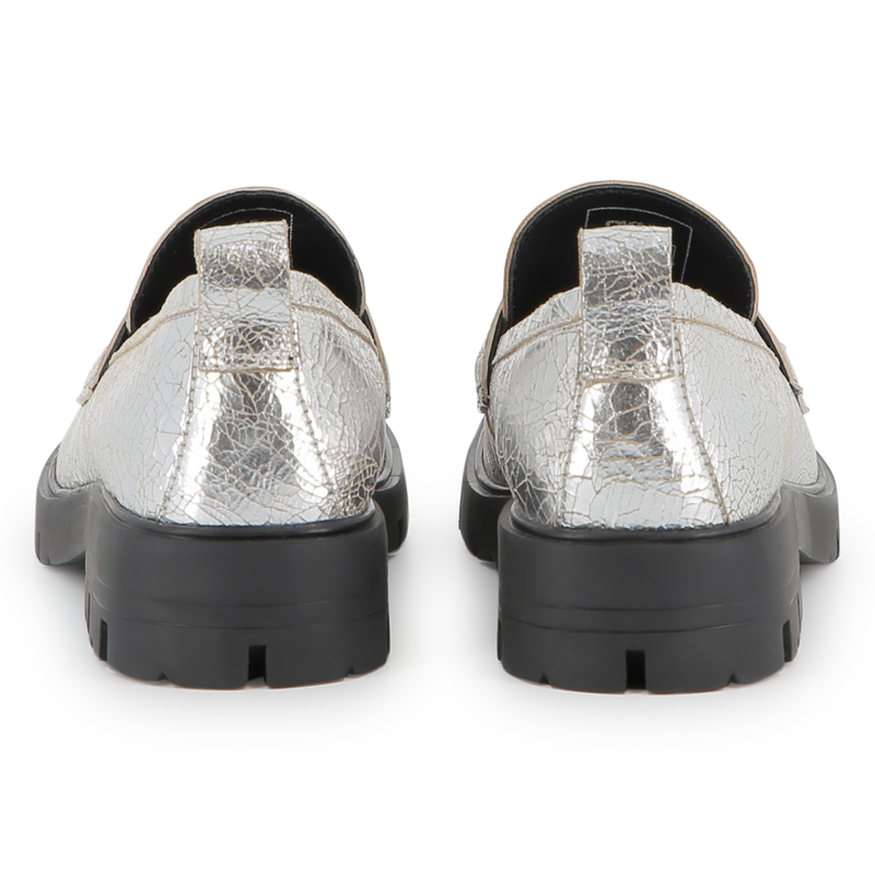 Loafer aus Metallic-Rindsleder DKNY 
                        GIRL