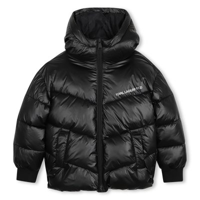 Steppjacke mit Kapuze KARL LAGERFELD KIDS M&Auml;DCHEN