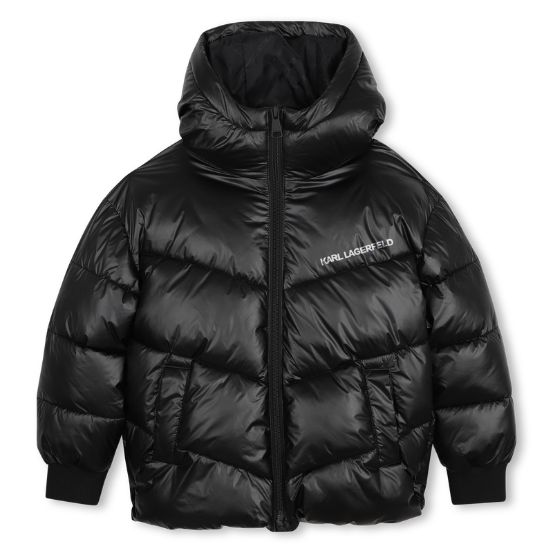 Steppjacke mit Kapuze KARL LAGERFELD KIDS 
                        GIRL