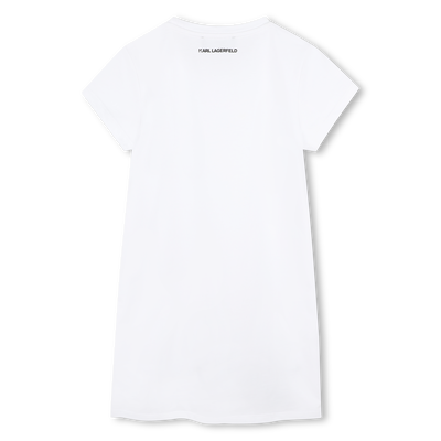 Kurzärmeliges Kleid KARL LAGERFELD KIDS GIRL