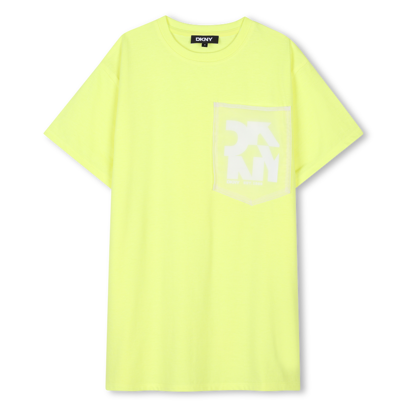 Kurz&auml;rmliges T-Shirt-Kleid DKNY 
                        GIRL