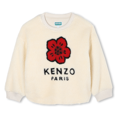 Flauschiges Fleece-Sweatshirt KENZO KIDS GIRL