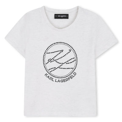 KURZ&Auml;RMELIGES T-SHIRT KARL LAGERFELD KIDS GIRL
