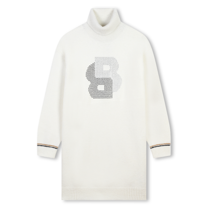 Pulloverkleid mit Strass BOSS 
                        GIRL