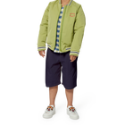 Einfarbige Baumwoll-Bermudas KENZO KIDS 
                    BOY
