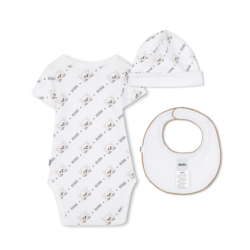 Dreiteiliges Set zur Geburt BOSS 
                        UNISEX