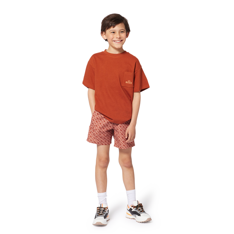 Baumwollshirt mit Stickerei BOSS 
                        BOY