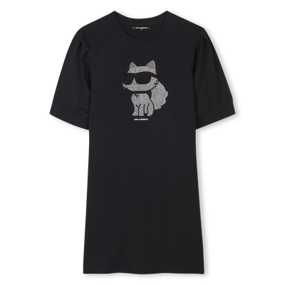 Kurz&auml;rmeliges Kleid KARL LAGERFELD KIDS GIRL