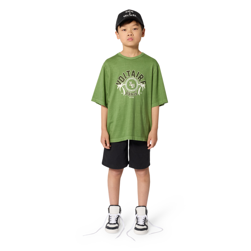 KURZ&Auml;RMELIGES T-SHIRT ZADIG & VOLTAIRE 
                        BOY