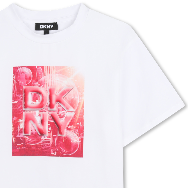 Kurz&auml;rmeliges t-shirt DKNY 
                        GIRL