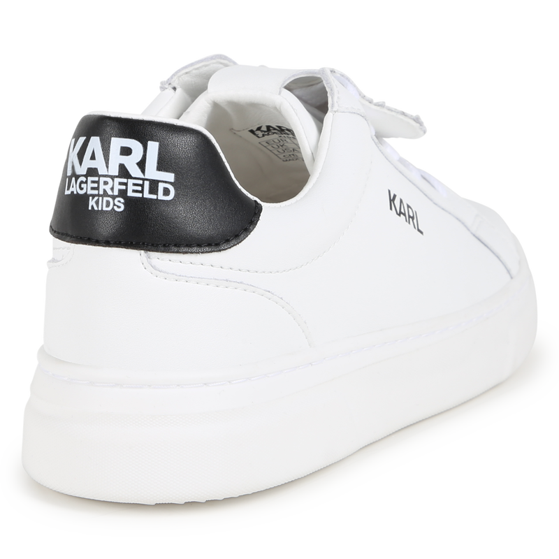 Low-Sneaker aus Leder KARL LAGERFELD KIDS 
                        GIRL