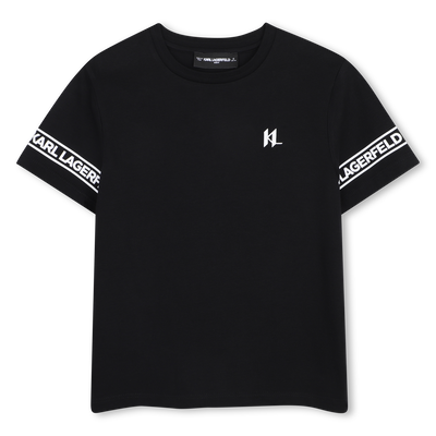 T-Shirt mit kurzen &Auml;rmeln KARL LAGERFELD KIDS BOY