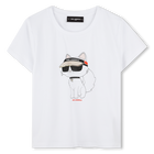 T-Shirt mit Druck KARL LAGERFELD KIDS 
                    GIRL