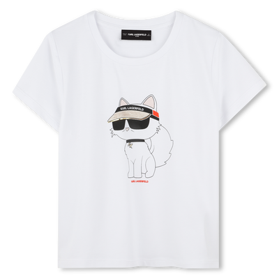 T-Shirt mit Druck KARL LAGERFELD KIDS GIRL