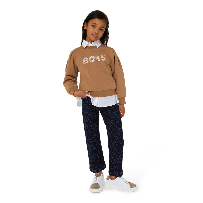 Schn&uuml;r-sneaker aus leder