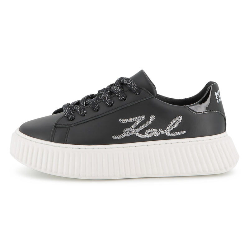 Low-Top-Sneakers mit Schn&uuml;rung KARL LAGERFELD KIDS 
                        GIRL