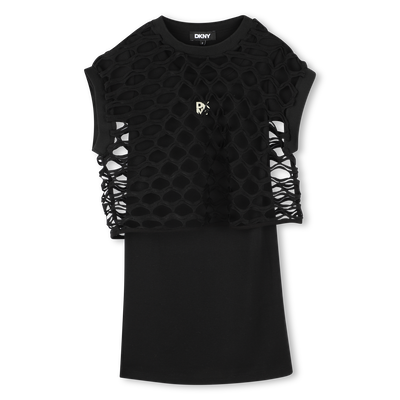 Kurz&auml;rmeliges 2-in-1-Kleid DKNY GIRL