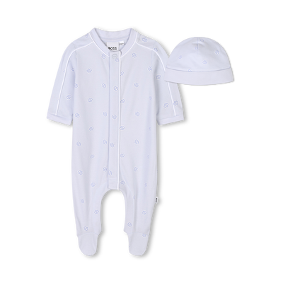 Pyjama und M&uuml;tze mit Druck BOSS BOY