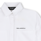 Lang&auml;rmeliges hemd KARL LAGERFELD KIDS 
                    GIRL