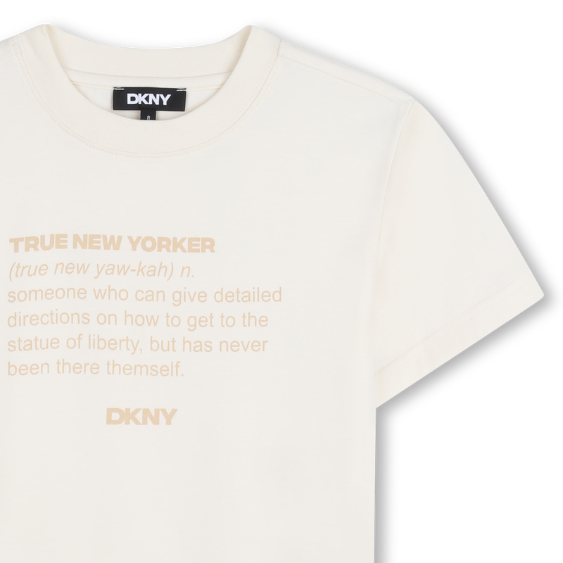 KURZ&Auml;RMELIGES T-SHIRT DKNY 
                        UNISEX
