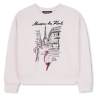 Lang&auml;rmeliges Sweatshirt KARL LAGERFELD KIDS 
                    GIRL