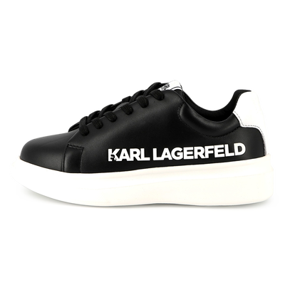 Schn&uuml;rsneakers aus Leder KARL LAGERFELD KIDS UNISEX