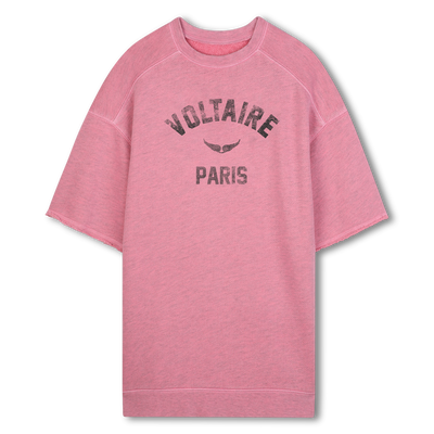 Kleid aus meliertem Fleece ZADIG & VOLTAIRE GIRL