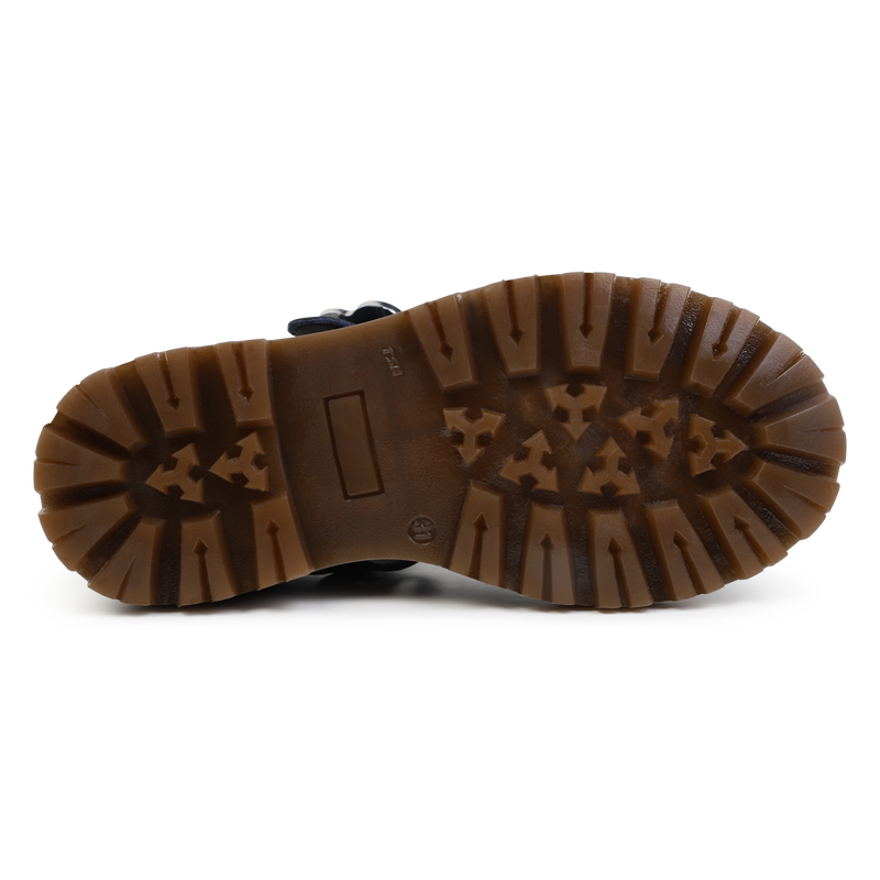 Leder-Ballerinas mit Schnalle KENZO KIDS 
                        GIRL