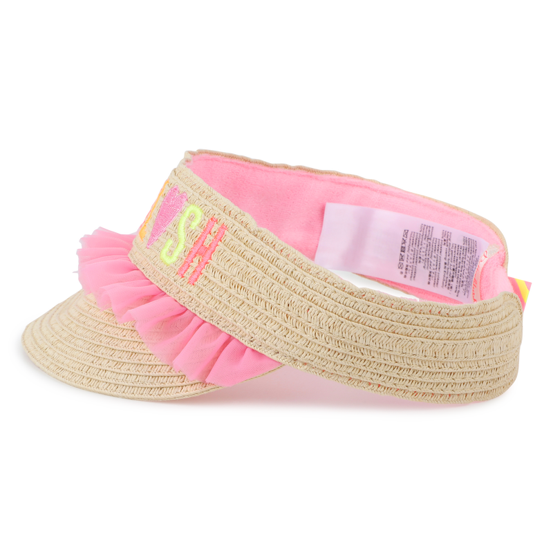 Visor mit gesticktem Logo BILLIEBLUSH 
                        GIRL