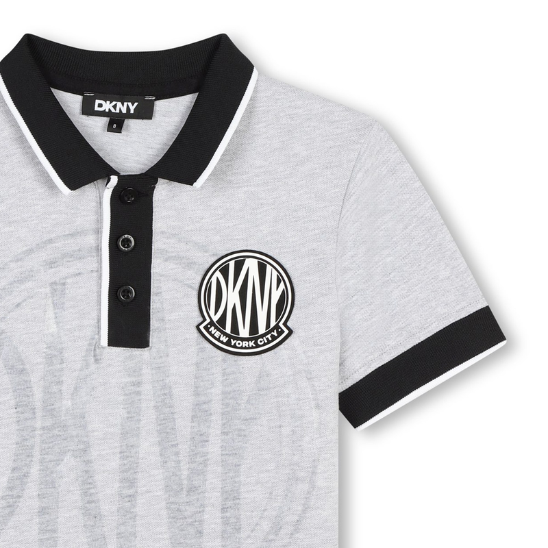 Kurzarm-Poloshirt aus Piqué DKNY 
                        BOY