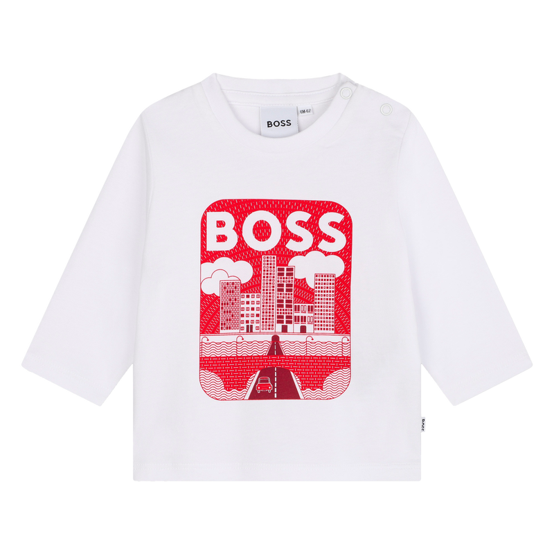 Langarmshirt aus Baumwolle BOSS 
                        BOY