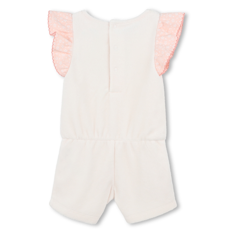 Kurzer Frottee-Jumpsuit KENZO KIDS 
                        GIRL