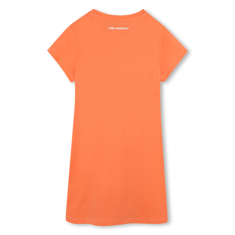 Kurz&auml;rmeliges Kleid KARL LAGERFELD KIDS 
                        GIRL