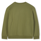Sweatshirt aus ungeb&uuml;rstetem Fleece KENZO KIDS 
                    BOY