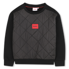 Sweatshirt mit Rundhalsausschnitt HUGO 
                    BOY