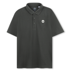 Einfarbiges Poloshirt mit Logo, LINDGR&Uuml;N, hi-res