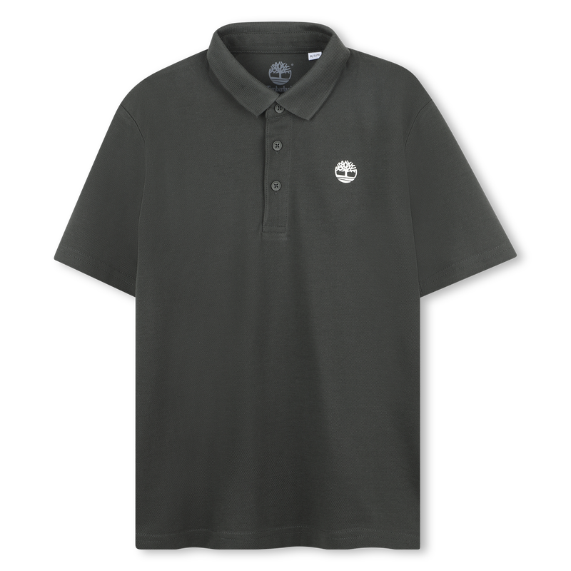 Einfarbiges Poloshirt mit Logo TIMBERLAND 
                        BOY