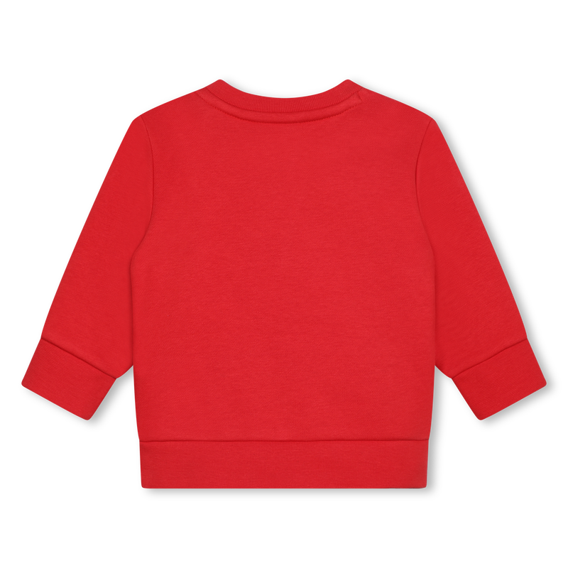 Rundhalssweater mit Print BOSS 
                        BOY