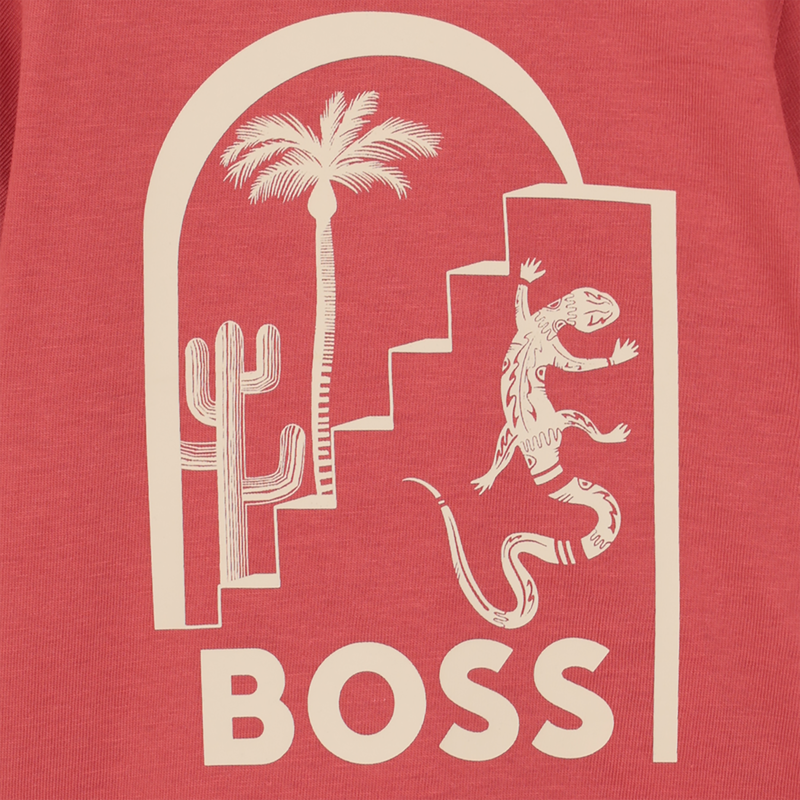 KURZ&Auml;RMELIGES T-SHIRT BOSS 
                        BOY