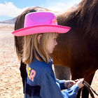 Westernhut mit Bommeln BILLIEBLUSH 
                    GIRL
