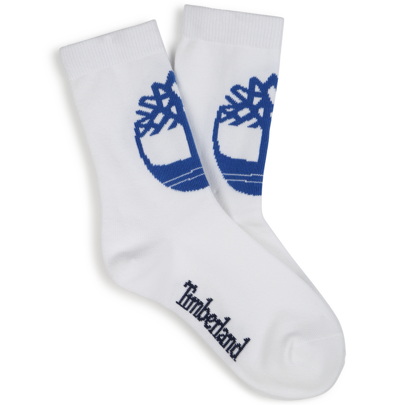 Hohe, bedruckte Socken TIMBERLAND 
                        BOY