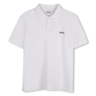 Baumwoll-Poloshirt mit Logo BOSS 
                    BOY