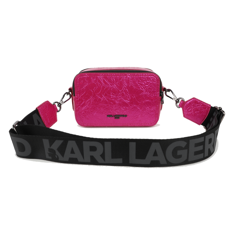 Handtasche aus zerknittertem Textil KARL LAGERFELD KIDS 
                        GIRL