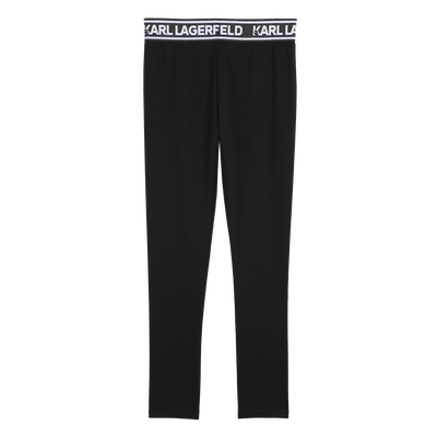 Leggings mit Metallic-Taille KARL LAGERFELD KIDS GIRL