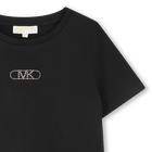 Kurz&auml;rmliges Baumwoll-T-Shirt MICHAEL KORS 
                    GIRL