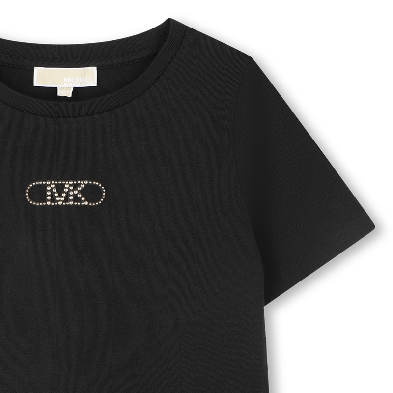 Kurz&auml;rmliges Baumwoll-T-Shirt MICHAEL KORS 
                        GIRL