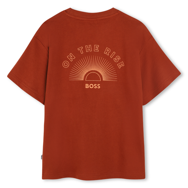 Baumwollshirt mit Stickerei BOSS 
                        BOY