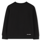 Sweatshirt aus doppeltem Jersey KARL LAGERFELD KIDS 
                    BOY