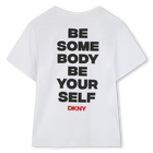 Kurzarm-T-Shirt aus Baumwolle DKNY 
                    UNISEX