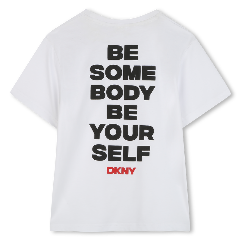 Kurzarm-T-Shirt aus Baumwolle DKNY 
                        UNISEX